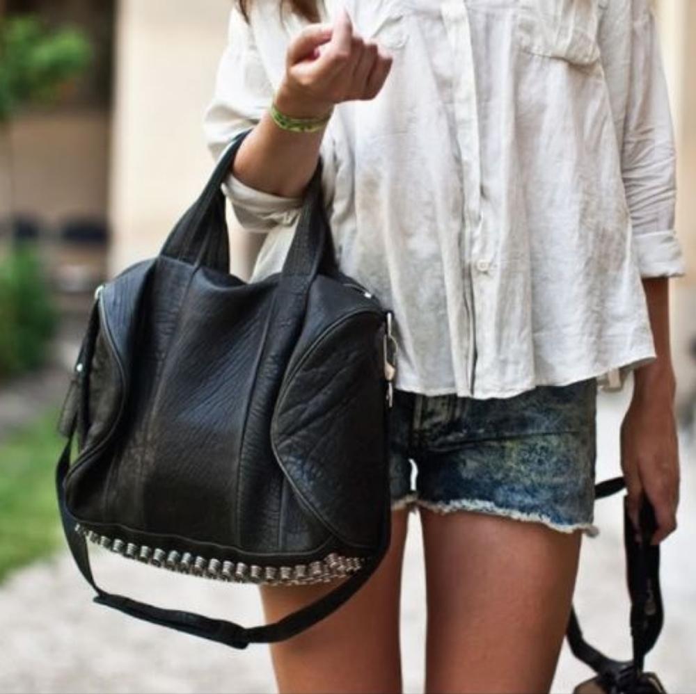 Alexander Wang Rocco SILVER studs
